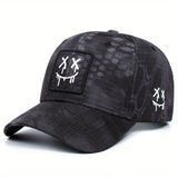 Tela. 2025 Nuevo Gorro de Béisbol Deportivo para Hombre - Snapback Ajustable, Estilo Casual con Diseño Gráfico Elegante, Béisbol. Tela.