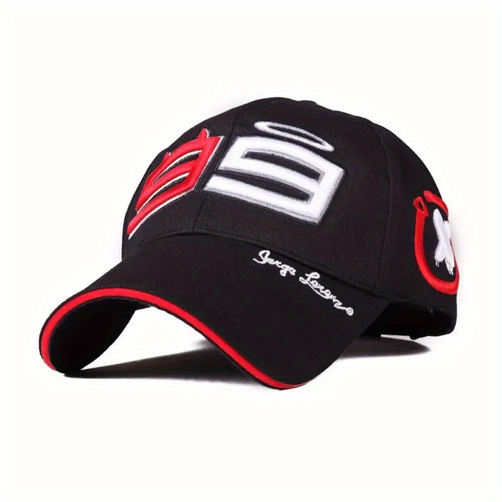 Una gorra de béisbol para hombre con bordado de 99, ajustable para uso al aire libre, protección solar, adecuada para salidas informales, viajes, fiestas de playa en primavera y otoño.