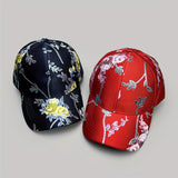 Nuevo Sombrero de Béisbol Bordado de Flores de Alta Gama para Primavera/Otoño para Hombres y Mujeres, Sombrero Trucker Moderno y Versátil, Adecuado para Deportes al Aire Libre, Béisbol para Mujeres, Béisbol para Hombres