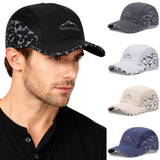 Gorra de béisbol para hombre con bordado de árbol de montaña - Gorro ligero para senderismo al aire libre en todas las estaciones con diseño de camuflaje y árbol, tejido suave y transpirable, correa ajustable para camping, pesca, Navidad, Acción de Gracia