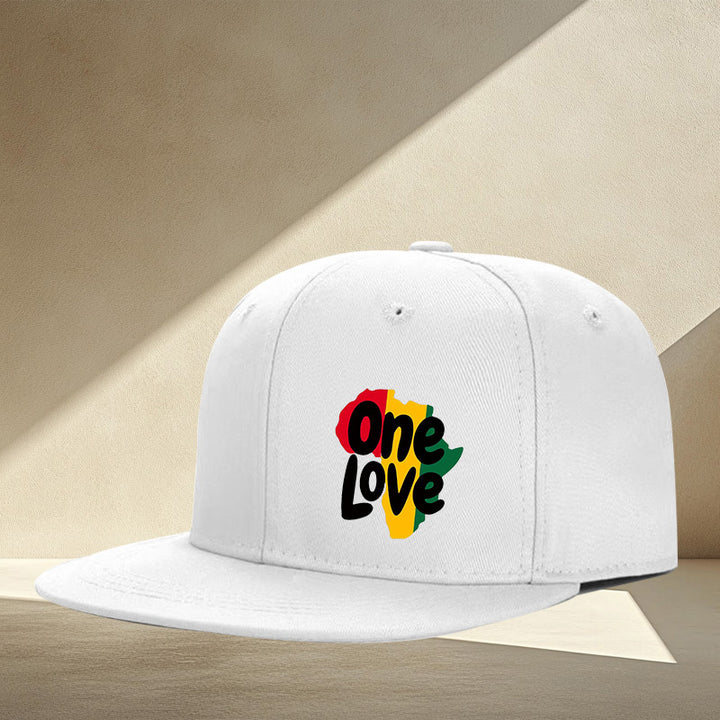 Gorra de béisbol estilo LOVE combinado: moda hip-hop para hombres y mujeres, talla ajustable, estilo urbano sencillo y casual, visera plana, adecuada para todas las estaciones, estilo único