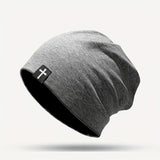 Gorro de punto transpirable para hombres y mujeres, absorbe sudor, a prueba de viento, con diseño cruzado, ideal para deportes y uso diario, lavable a mano, estilo retro