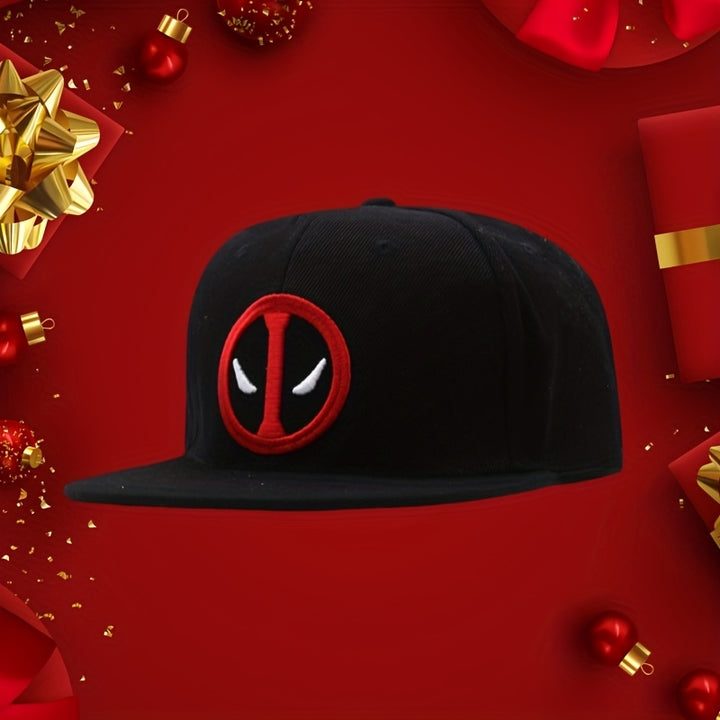 Gorra de Béisbol Bordada en 3D Deadpool para Hombres y Mujeres - Gorra Snapback Ligera y Transpirable con Diseño Rojo/, Accesorios Casuales y Deportivos para Fans de Superhéroes, Lavable a Máquina, Ajustable, Merchandising para Aficionados, Diseño Gráfico