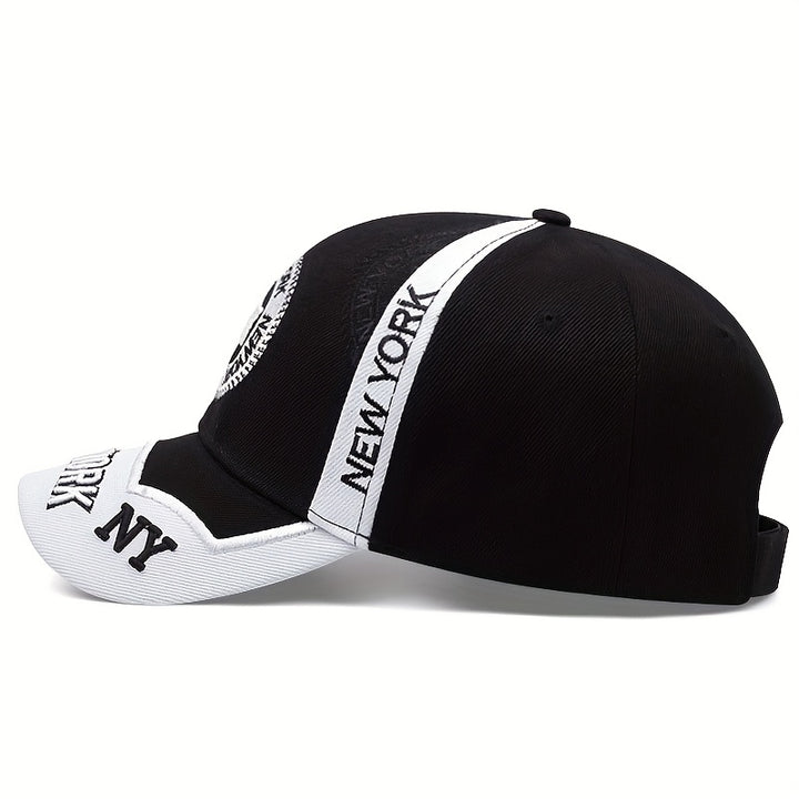 2 piezas Gorra de Béisbol con Estampado Táctico Camuflaje NY y Colgante Faith Bar para Hombres, Adecuada para Escalada, Accesorios de Ciclismo, Fiesta de Navidad