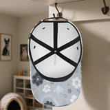 1pc Gorra Snapback de Poliéster Ligero con Estampado 2D de Paisley Floral Harmony - Diseño de Cuerpo Completo, Ideal para Deportes, Running y Estilo Casual Urbano