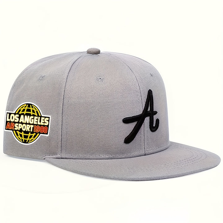 1 gorra de béisbol bordada con fuente gótica para hombre, sombrero casual para exteriores, ideal para uso diario y en la calle en todas las estaciones, Sombrero para Exteriores,Uso para Todas las Estaciones,Sombrero Elegante,Moda Urbana,Gorra Ligera,Co...