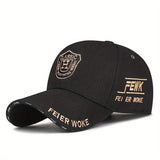 Gorra de béisbol bordada de alta gama para hombre y mujer, ideal para primavera y otoño, con agujeros de ventilación metálicos, estilo urbano FEWK