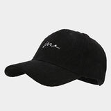 Gorra De Béisbol De Pana Con Bordado Sencillo Para Otoño E Invierno, Gorra De Béisbol A La Moda Urbana, Para Hombres Y Mujeres