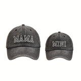 Nueva Gorra De Béisbol Mini Bordada Con Letras MAMA Para Adultos Y Niños, Popular Sombrilla De Pato.