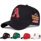 Gorra de béisbol gótica para hombre con bordado WORLD, ajustable, protección solar y elegante, ideal para primavera/otoño