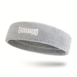 Cinta deportiva para la cabeza, elástica y cómoda, de algodón, antideslizante, para yoga, fitness y running, mujer, 1 unidad
