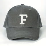 1 Gorra de Béisbol Bordada con Letra F Unisex, Ajustable y Transpirable, Estilo Y2K para Parejas, Ala Curva, Moda Verano para Hombres y Mujeres