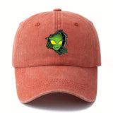 Gorra de Béisbol MAKEFGE con Diseño Alien para Hombres y Mujeres - Gorra Ajustable Snapback Trucker con Estampado Verde Vibrante, Diseño de 6 Paneles, Tela Duradera para Camping al Aire Libre, Uso Casual (/Beige/Rosa/Azul Verdoso). Tela Tejida