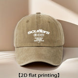 Gorra de Béisbol Retro Unisex Ajustable para Hombres y Mujeres con Logo SCUFFERS e Icono de Zapatilla - Gorra Casual Lavada en Azul Oscuro, Estilo Callejero o casual Diseño Plano Duradero (Lavado a Mano) Talla Única, Sombreros, Sombreros para Hombres, Som