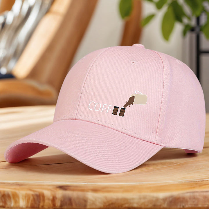 Gorra de béisbol con temática de café para mujer y hombre con estampado de grano de café y taza - Snapback ajustable, gorra ligera y transpirable para amantes del café, viajes