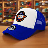 1pc Gorra de Béisbol Estampada Top Gun Maverick - Tejido Ligero y Transpirable, Diseño en Dos Tonos Blanco y con Detalles Metálicos, Unisex para Moda Urbana, Golf, Pesca, Actividades al Aire Libre, Accesorio Deportivo, Costura de Alta Calidad, Ideal para