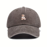 Gorra de Béisbol Estilo Trucker Grande para Mujeres y Hombres - Botón Ajustable de Oso (D/L/N/O/P) - Gorra de Invierno Transpirable, Opciones Multicolor (Rosa/Azul/Durazno/Beige/Marino) para Casual y Oficina - Ajuste Unisex