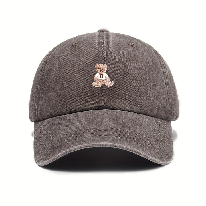 Gorra de Béisbol Estilo Trucker Grande para Mujeres y Hombres - Botón Ajustable de Oso (D/L/N/O/P) - Gorra de Invierno Transpirable, Opciones Multicolor (Rosa/Azul/Durazno/Beige/Marino) para Casual y Oficina - Ajuste Unisex