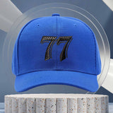 Gorra Trucker 77 - Gorra de béisbol ajustable con diseño '77', ligera y transpirable para hombres y mujeres, deportes al aire libre, ropa casual, equipo deportivo para exteriores, diseño deportivo, construcción duradera, gorras para hombre, sombrero para