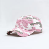 Gorra de béisbol camuflada coreana retro para mujer - Sombrero ajustable de ala suave con patrón de camuflaje, cierre snapback transpirable, entusiastas de la moda, ajuste cómodo, moda streetwear, sombrero duradero, sombrero elegante, sombrero versátil