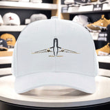 1pc Gorra de Piloto para Hombres y Mujeres - Diseño con Avión &amp; Cola del Aeroplano, Poliéster Ligero Resistente a Arrugas, Sombrillo Todo Clima al Aire Libre para Entusiastas de la Aviación, Pilotos, Eventos Casuales e Formales - Regalo Para Pilot (/Gris/