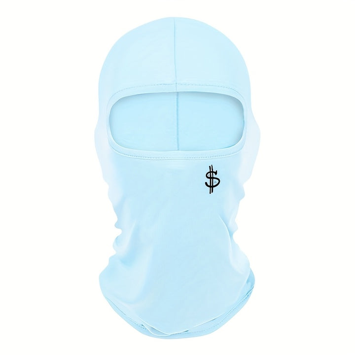 Gorro de ciclismo azul claro con cinta ajustable - Bandeja de cabeza de poliéster transpirable para deportes al aire libre de verano, pesca, senderismo y ciclismo, accesorios de ciclismo, equipo de ciclismo, elegante, ajuste cómodo.