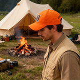 2 gorras de béisbol naranjas 01 de coche de carreras para hombre - Gorras ajustables para exteriores para salidas, fiestas, viajes y vacaciones en la playa - Regalo de San Valentín para parejas