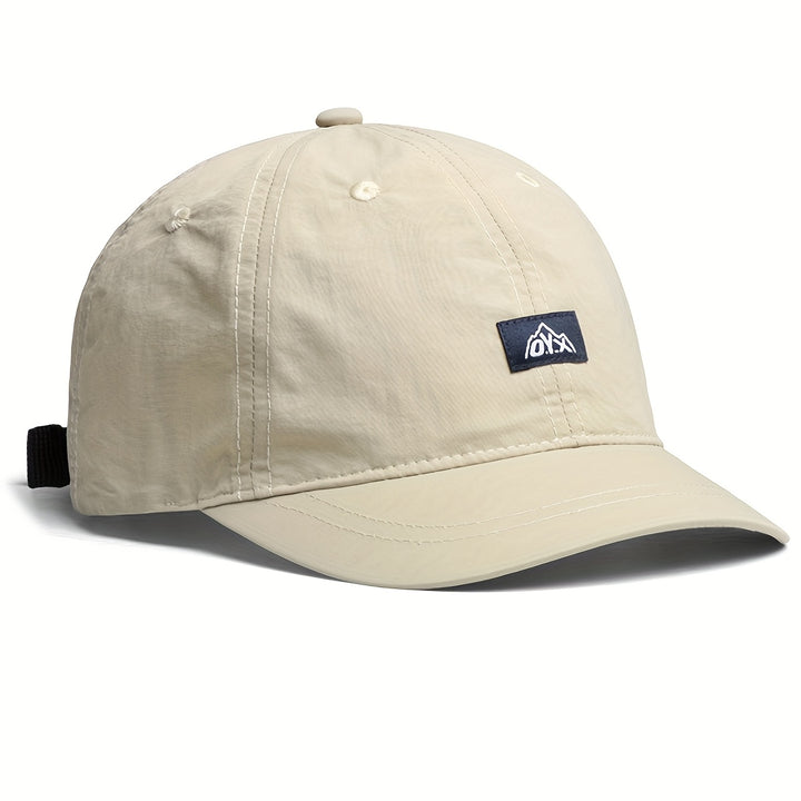 1 Gorra de béisbol con logo ESPT para hombre y mujer - Gorra ligera, transpirable y de secado rápido con letras ESPT llamativas, ajuste ajustable, visera curva y ala estructurada para deportes al aire libre, sombrero para viajes casuales (//Gris/Azul Mari