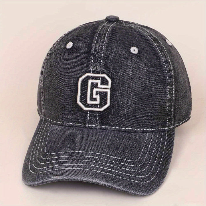 Gorra de Béisbol Unisex Nueva Denim Lavada Retro Versátil para Primavera, Gorra Duckbill Casual Transpirable Ajustable con Visera, Sombrero para Hombres y Mujeres, Moda al Aire Libre