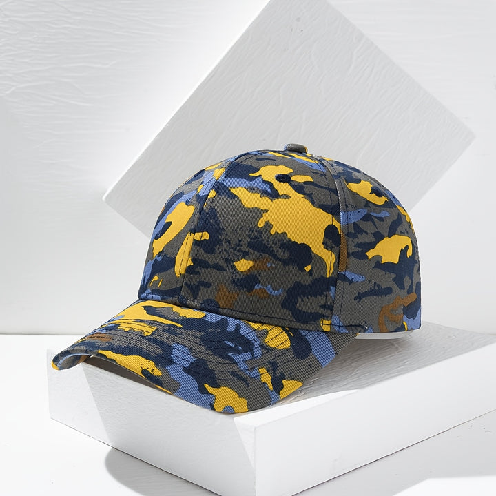 Gorra de béisbol retro con diseño 3D - Gorra ajustable y ligera para hombre y mujer, con diseño embutido, tejido de poliéster, lavado a mano/secado en limpieza, gorra de uso casual | Gorra ajustable | Textura