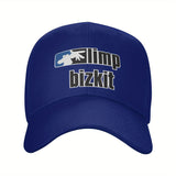 1pc Gorra de Béisbol de Poliéster Ajustable de Música Rock Limp Rapcore Bizkit Taurus07, Ligera y Transpirable, Sombrero de Sol de Golf con Visera Curva, Estilo Y2K de Moda para Hombres y Mujeres, Regalo Perfecto para Vacaciones/Cumpleaños