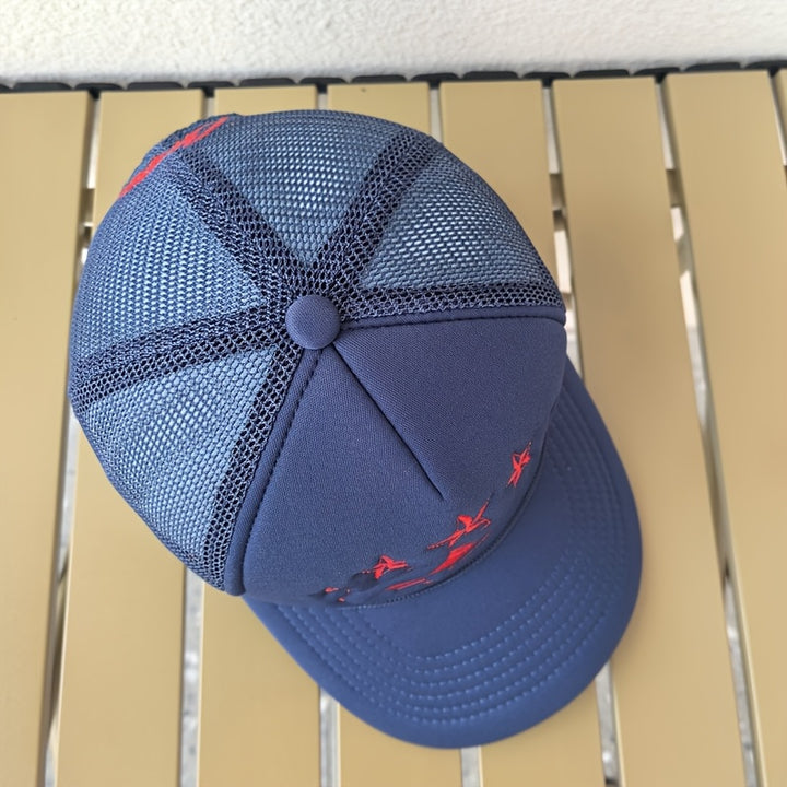 Gorra Unisex Trucker Snapback - Gorra Ligera para Hombres y Mujeres, Estilo Hip Hop, Fiestas de Cumpleaños, Atuendos Casuales Diarios, Ajuste Versátil, Bordado, Accesorio Streetwear, Tela Transpirable, Moda Masculina