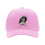 1 gorra de béisbol con estampado de perro Shih Tzu - Gorra ajustable con diseño de cara de Shih Tzu, accesorio ligero y casual para amantes de mascotas, lavable a mano, ideal para uso diario y regalos para dueños de perros