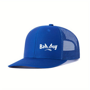 Sombrero de Malla con Visera Plana Azul Real