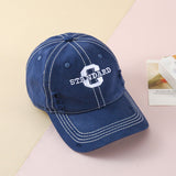 1 Gorra de béisbol 'y' - Gorra snapback ligera y transpirable con letras bordadas en 3D, corte estructurado para niños y niñas, conjunto para fiesta de cumpleaños