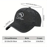 Gorra de Béisbol Aphex Dual Logo Retro Música Electrónica Cierre Trasero para Hombres y Mujeres Gorra Suave Running al Aire Libre