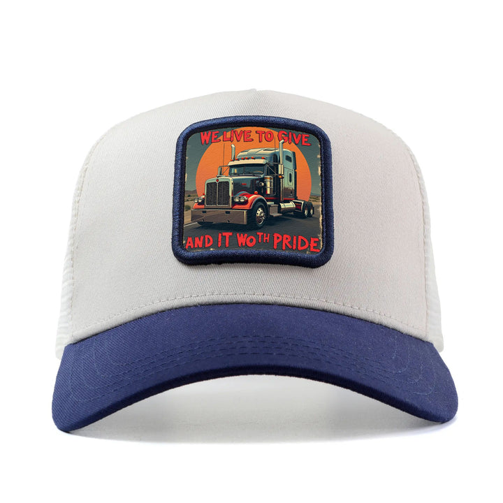 Gorra de Camionero Retro para Hombres y Mujeres - Cierre Ajustable Snapback, Parte Trasera Transpirable con Diseño Semi-Camión 18 Ruedes e Inscripción PETERBILT 359: Gorrita Ligara Ideal Para Conductores De Trucks Uso Casual Y Al Aires Libre (Una Talla Se