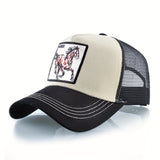 Gorra de béisbol con bordado de caballo unisex, sombrero transpirable, opción ideal para regalos