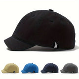 Gorra de Béisbol Ajustable para Hombre con Parche de Letras Hip-Hop - Ajuste Elástico, Estilo Urbano, Poliéster