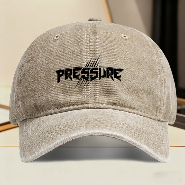 1 Gorra de béisbol retro con estampado de texto a presión - Snapback ajustable, gorro unisex ligero para hombres y mujeres, moda urbana streetwear, con letras