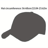 Gorra de béisbol perforada lavada para mujer, gorra casual ajustable estilo duckbill para verano