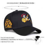 Gorra de béisbol para hombre con diseño occidental de calavera de vaquero y sombrero de vaquero - Cierre ajustable con snapback, tejido ligero y transpirable, protección duradera para la cabeza, ropa casual, deportes al aire libre, opciones en rojo/gris/a