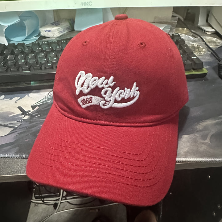 Gorra de Béisbol Bordada Americana para Hombres y Mujeres, Estilo Coreano Versátil con Visera Curva Snapback para Primavera/Otoño