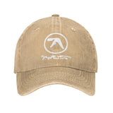 Gorra de Béisbol Aphex Dual Logo Retro Música Electrónica Cierre Trasero para Hombres y Mujeres Gorra Suave Running al Aire Libre