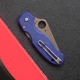 Navaja Táctica Plegable Tipo 223 con Mango de PVC Duradero y Hoja Afilada de 7.01 cm, Ideal para Supervivencia al Aire Libre y Uso Diario. Cuenta con un Mecanismo Plegable, un Agarre Antideslizante y es Compacta y Portátil