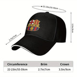 Gorra de Béisbol Barcelona para Hombre - Visera Curva, Protección Solar SPF con Recubrimiento PVC, Ligera y Duradera - Regalo Ideal para Aficionados del Fútbol (), Diseño Deportivo, Actividades al Aire Libre
