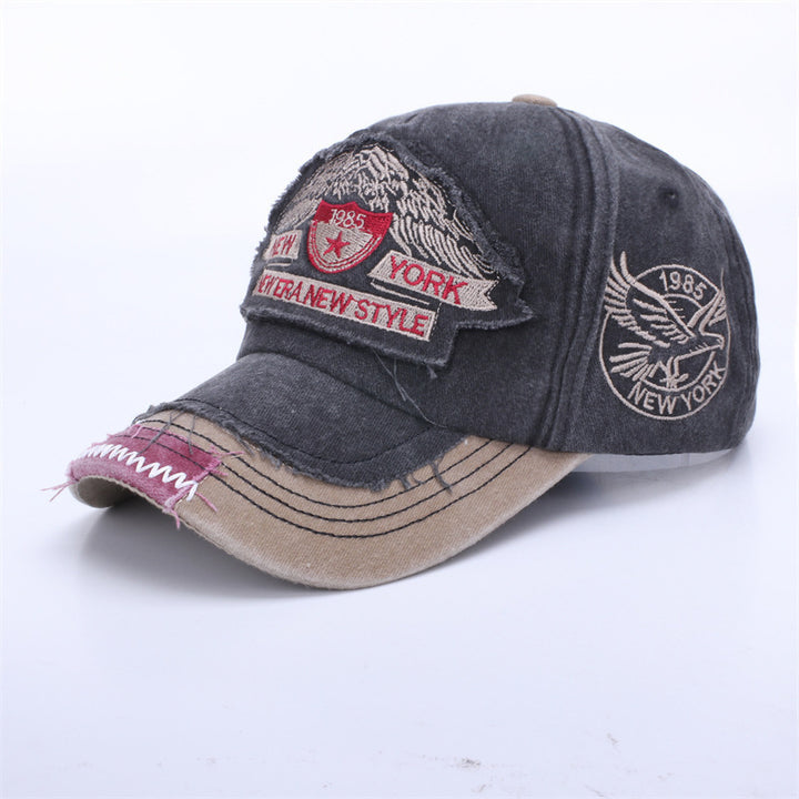 Gorras de Béisbol VEW YORK para Parejas - Unisex, con Letras Bordadas con Plumas, Ajuste Snapback, 6 Paneles, Ligera para Todas las Estaciones, Ideal para Navidad, Eventos y Mardi Gras (Diseño con Bordado de Plumas)