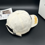 Gorra de Béisbol Ajustable con Letras Bordadas Pesadas para Hombres y Mujeres - Gorra Unisex Transpirable para Parejas con Bordado de Logo/Nombre/Texto, Gorra de Hip Hop Streetwear (Lavado a Mano/Limpieza en Seco)