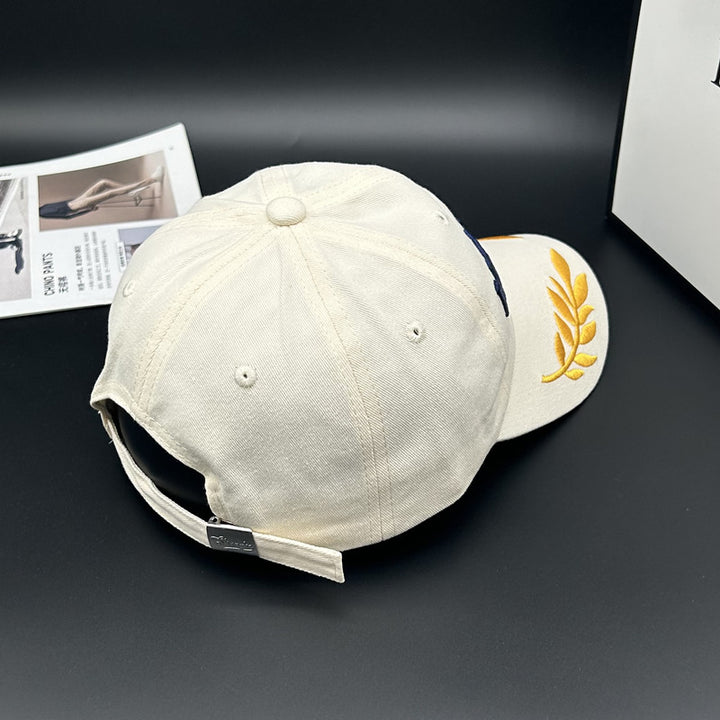 Gorra de Béisbol Ajustable con Letras Bordadas Pesadas para Hombres y Mujeres - Gorra Unisex Transpirable para Parejas con Bordado de Logo/Nombre/Texto, Gorra de Hip Hop Streetwear (Lavado a Mano/Limpieza en Seco)