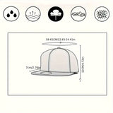 Dos Piezas Gorra de Béisbol Estilo Hip Hop con Bordado de Estrella, Estilo Urbano, Deportivo y Casual, Sombrero de Sol Unisex para Parejas, Ideal para Viajes y Regalos, Accesorio de Viaje,Accesorios de Cabeza a la Moda,Moda Unisex,Ajuste Cómodo,Tejido Tra